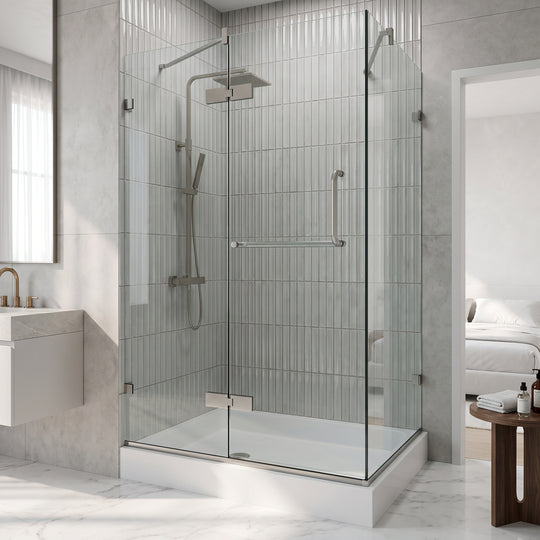 Monteray Frameless Square Shower Enclosure