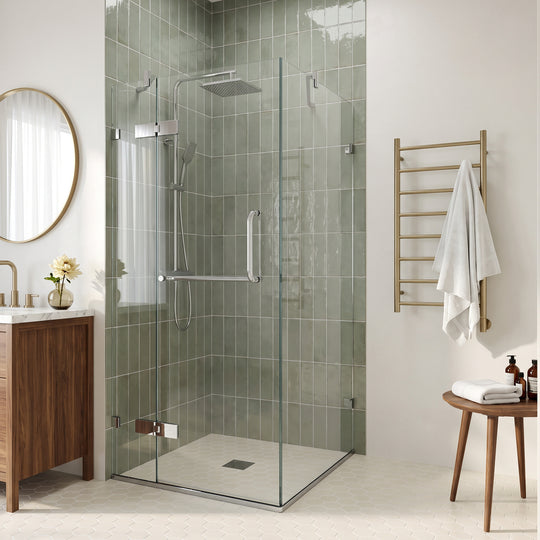 Monteray Frameless Square Shower Enclosure