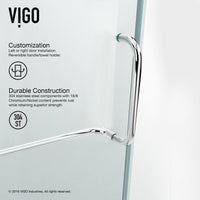 Monteray 34 in. L x 34 in. W x 73 in. H Frameless Hinged Square Shower Enclosure and Elan 24 in. Linear Shower Drain in Chrome