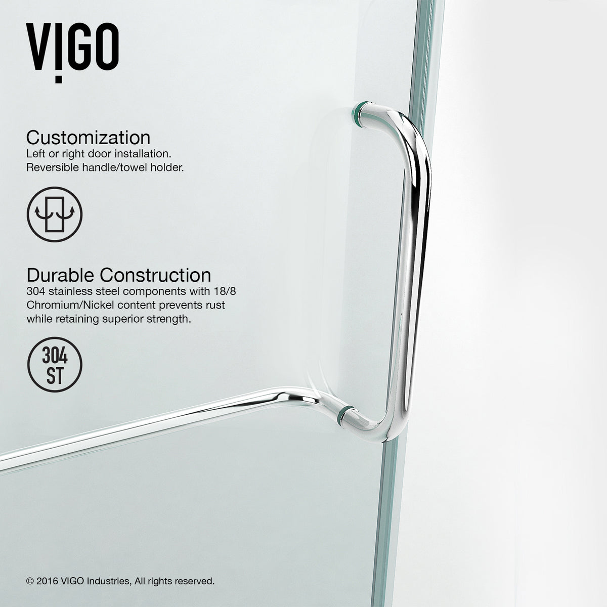 Monteray 34 in. L x 34 in. W x 73 in. H Frameless Hinged Square Shower Enclosure and Elan 24 in. Linear Shower Drain in Chrome