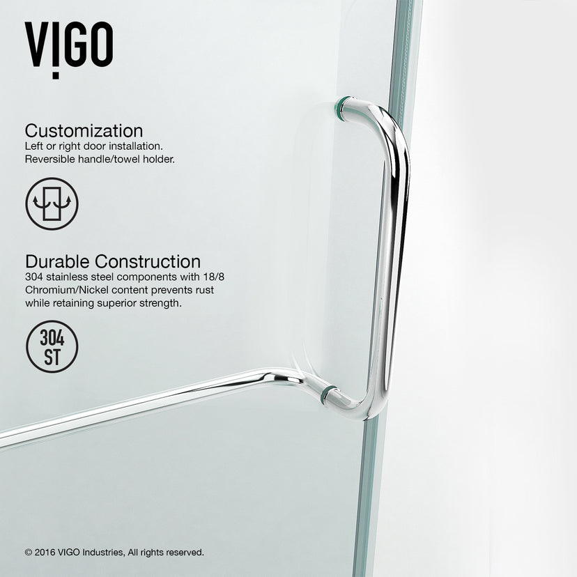 Monteray 34 in. L x 34 in. W x 73 in. H Frameless Hinged Square Shower Enclosure and Elan 24 in. Linear Shower Drain in Chrome