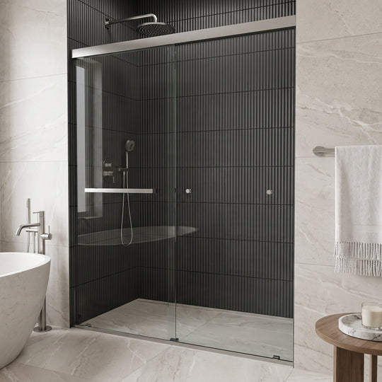 Satro E-Class Semi-Frameless Double-Sliding Shower Door