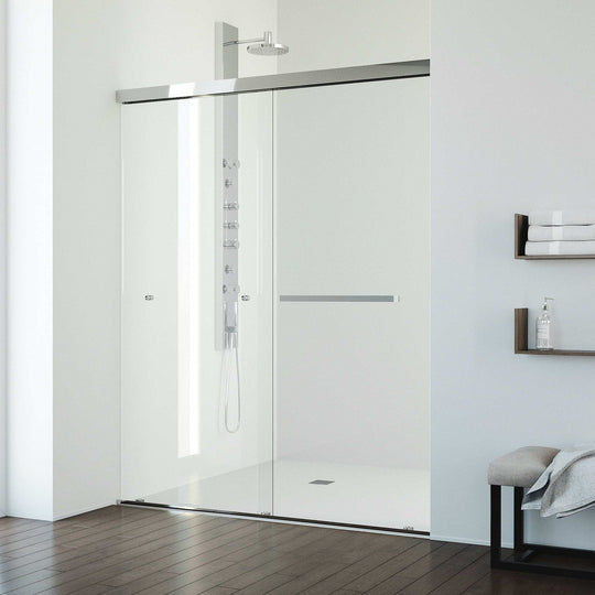 Satro E-Class Semi-Frameless Double-Sliding Shower Door