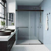Satro E-Class Semi-Frameless Double-Sliding Shower Door