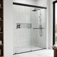 Satro E-Class Semi-Frameless Double-Sliding Shower Door