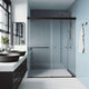 Satro E-Class Semi-Frameless Double-Sliding Shower Door