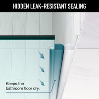 Satro E-Class Semi-Frameless Double-Sliding Shower Door