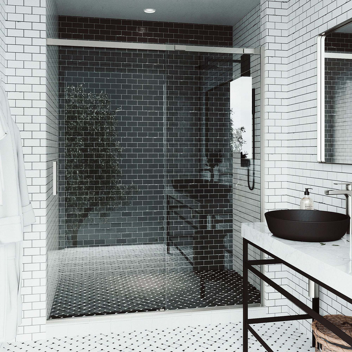 Amada Frameless Sliding Shower Door