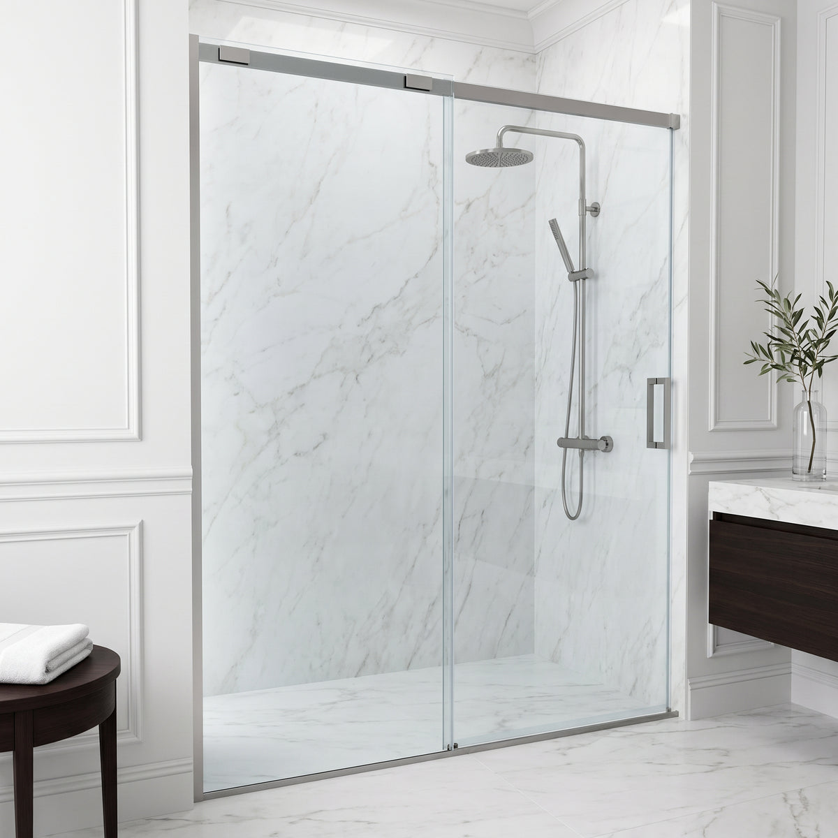 Amada Frameless Sliding Shower Door