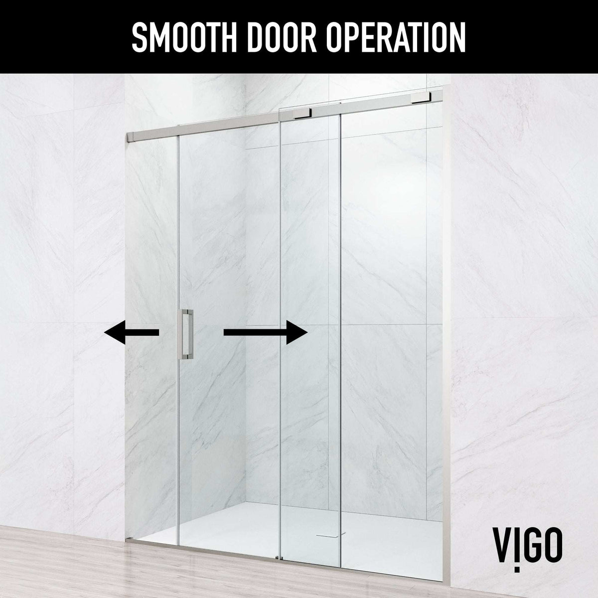 Amada Frameless Sliding Shower Door