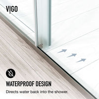 Amada Frameless Sliding Shower Door