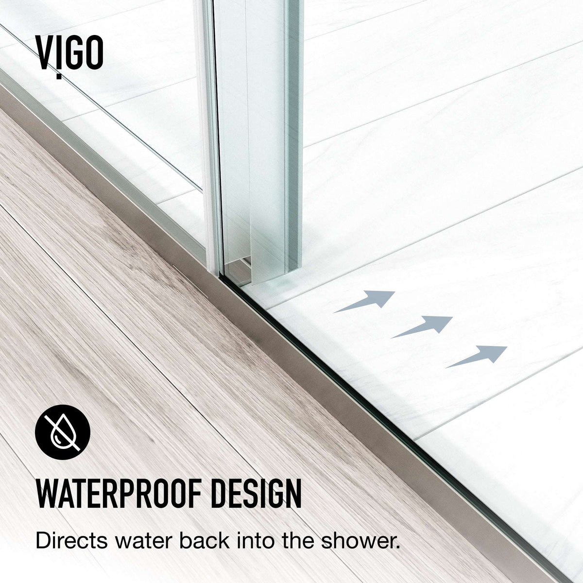 Amada Frameless Sliding Shower Door