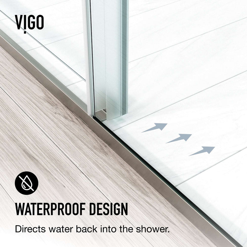 Amada Frameless Sliding Shower Door