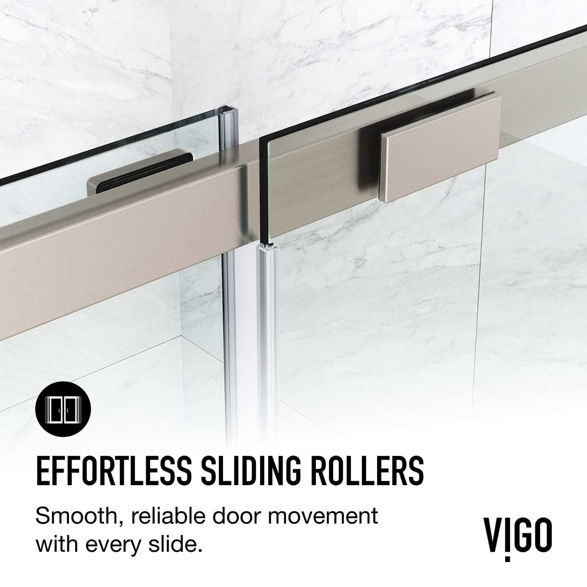 Amada Frameless Sliding Shower Door