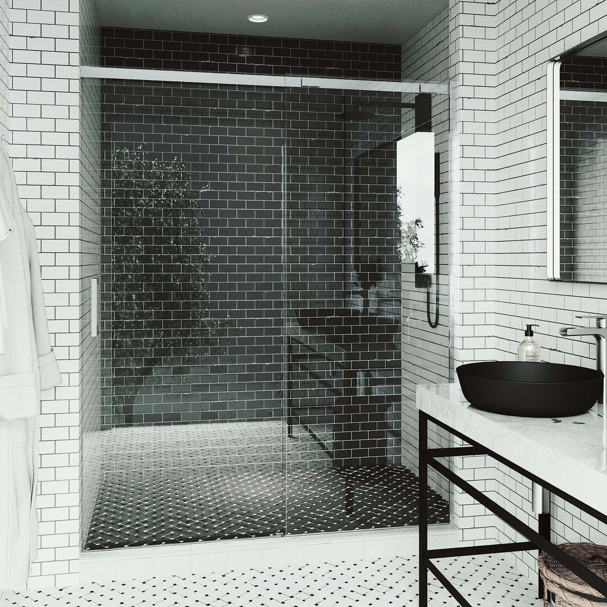 Amada Frameless Sliding Shower Door