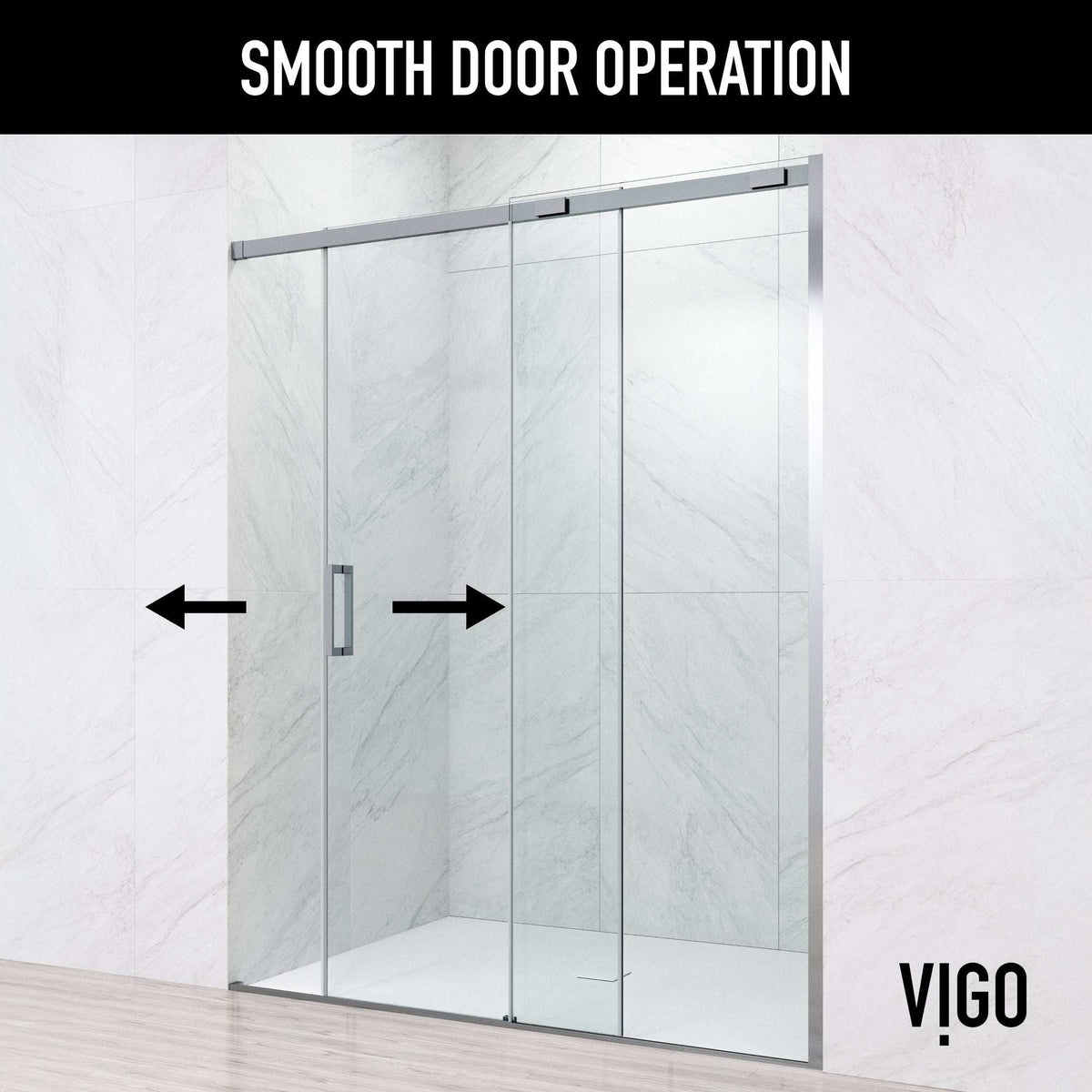 Amada Frameless Sliding Shower Door