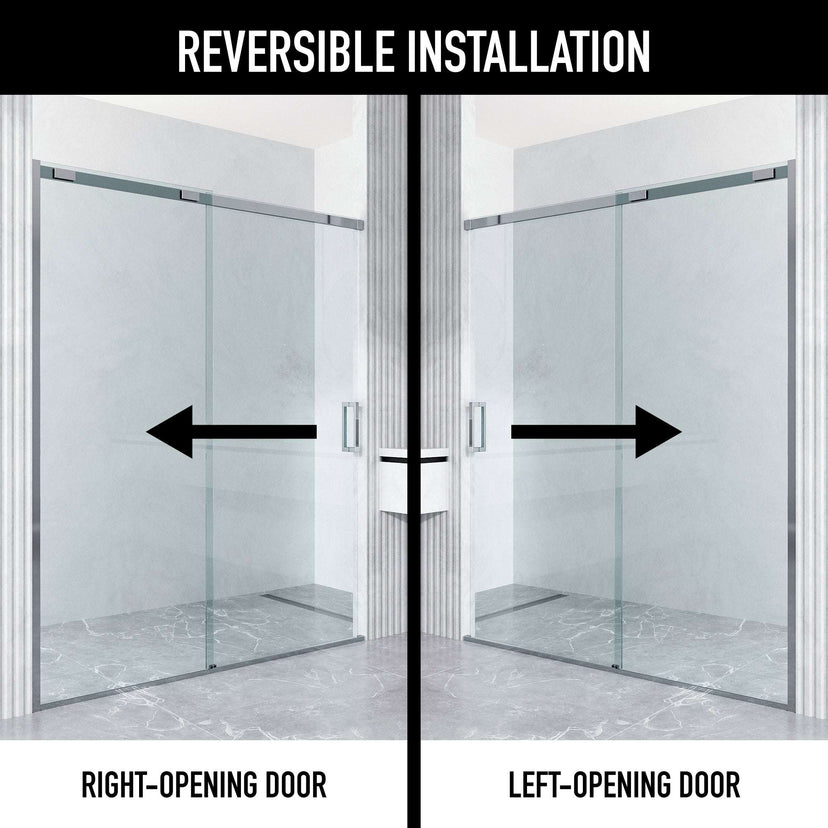 Amada Frameless Sliding Shower Door