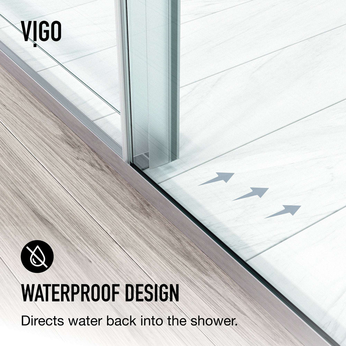 Amada Frameless Sliding Shower Door