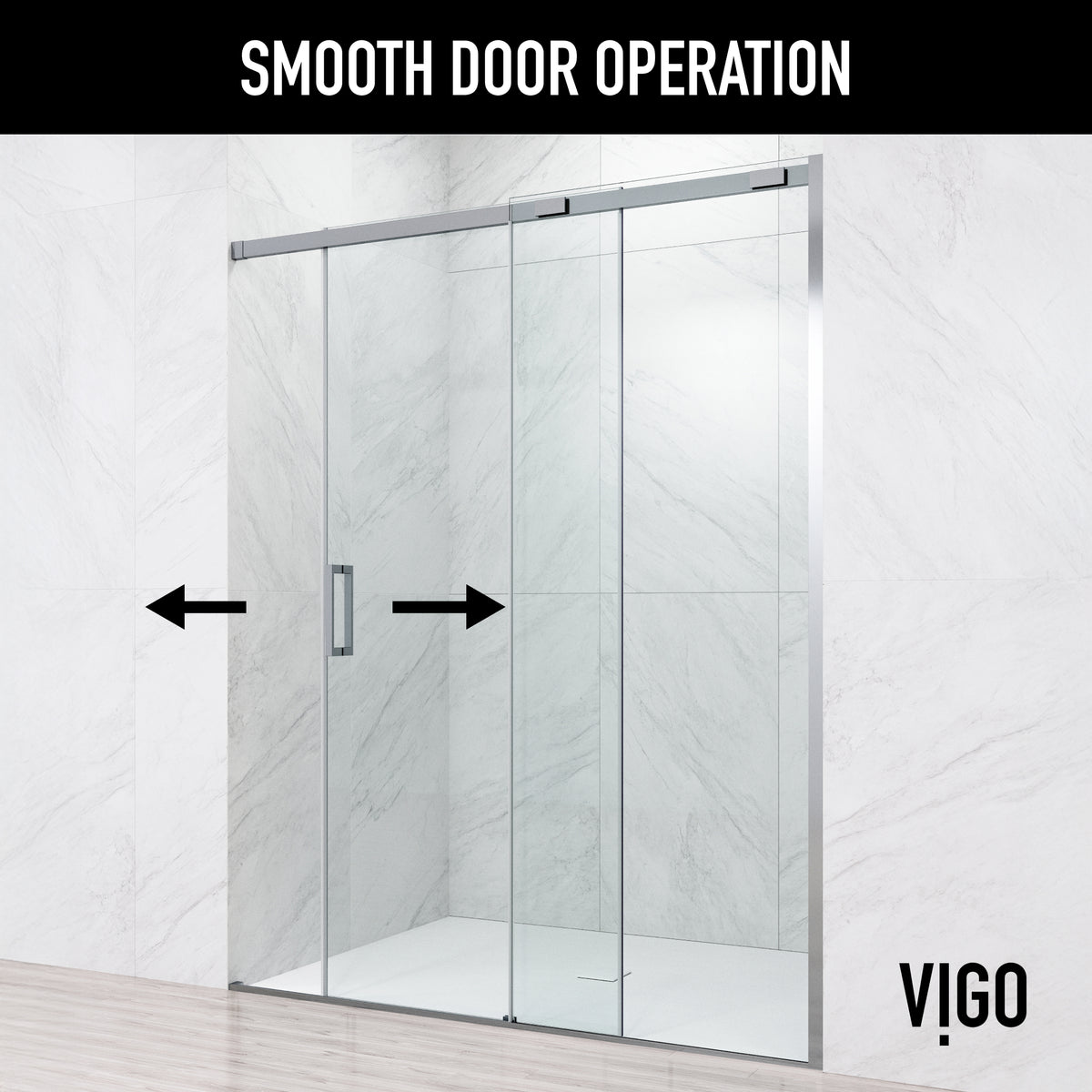 60 in. W x 74 in. H Sliding Shower Door in Chrome with 1/4 in. Clear Glass and Elan 36 in. Linear Shower Drain
