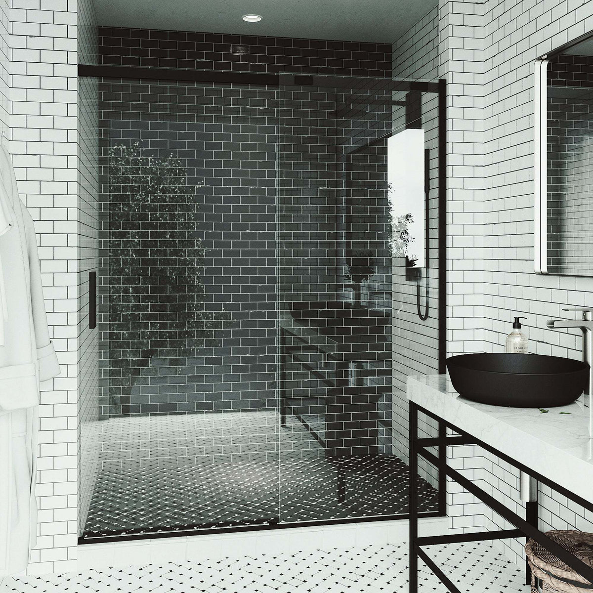 Amada Frameless Sliding Shower Door