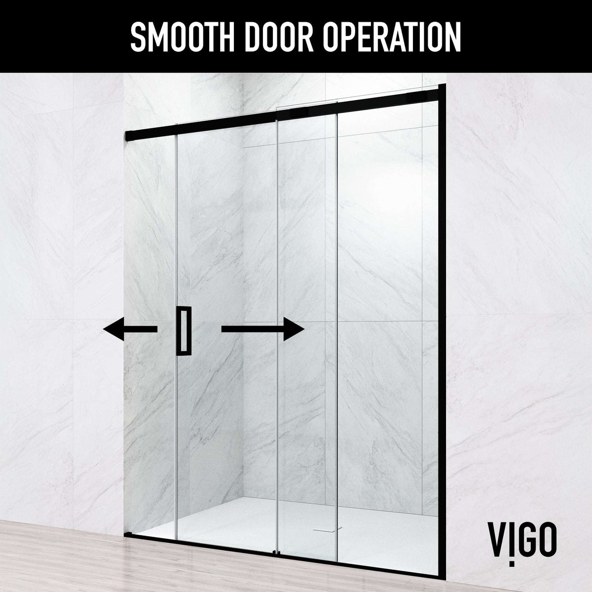 Amada Frameless Sliding Shower Door