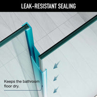 Amada Frameless Sliding Shower Door