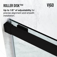 60 in. W x 74 in. H Sliding Shower Door in Matte Black with 1/4 in. Clear Glass and Elan 36 in. Linear Shower Drain