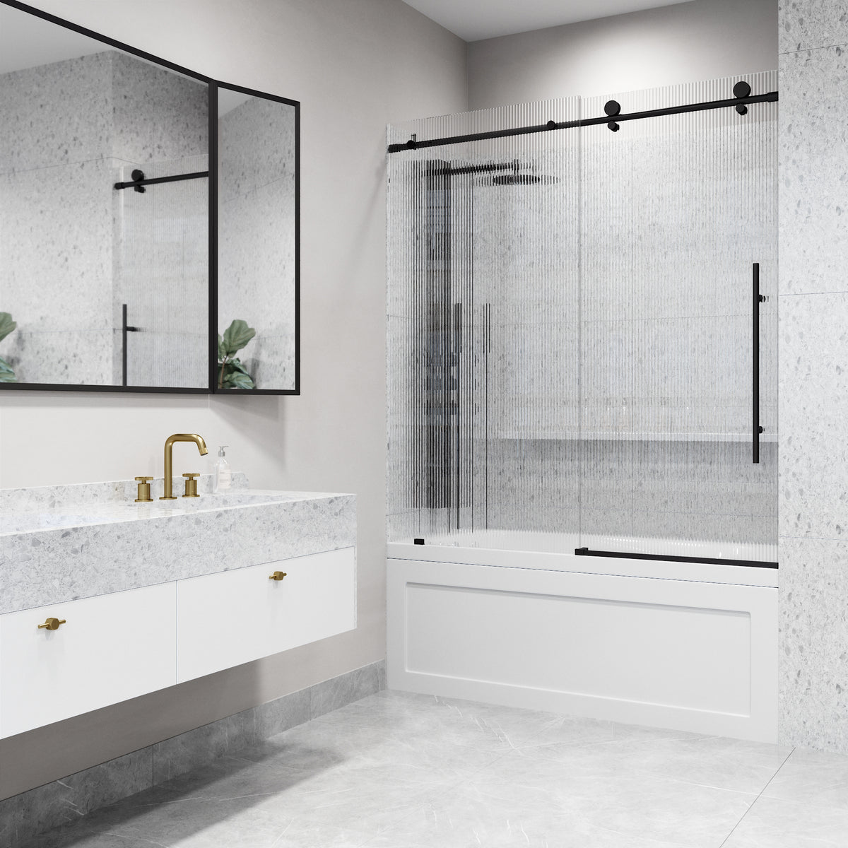 Elan E-Class Frameless Sliding Tub Door