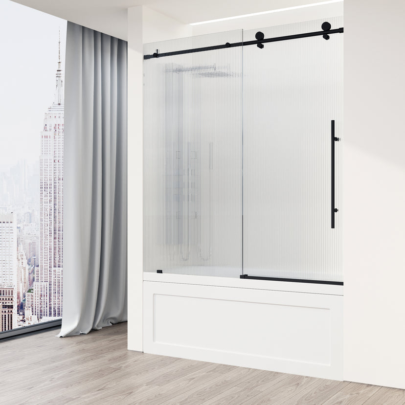 Elan E-Class Frameless Sliding Tub Door
