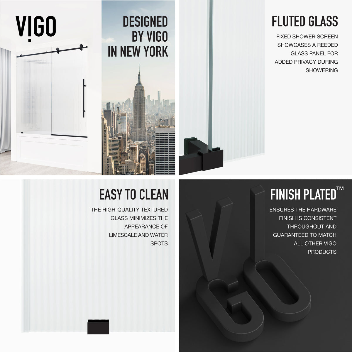 Elan E-Class Frameless Sliding Tub Door