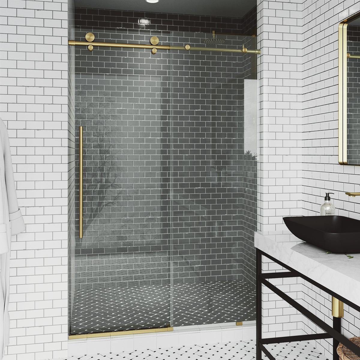 Elan E-Class Frameless Sliding Shower Door
