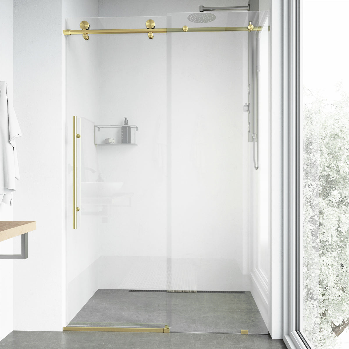 Elan E-Class Frameless Sliding Shower Door