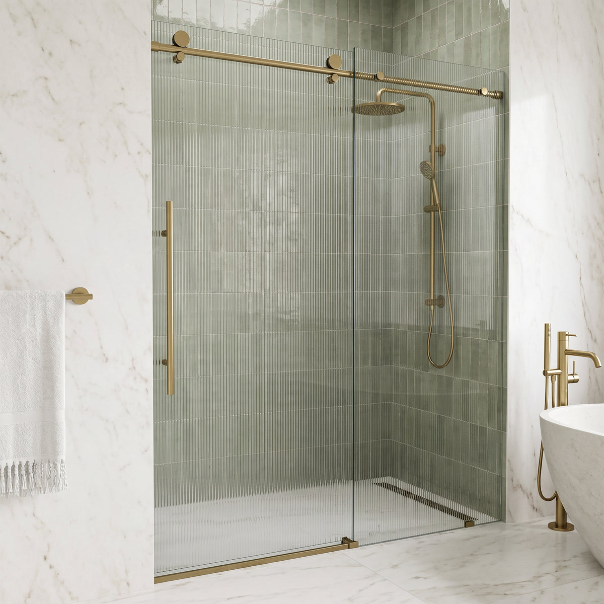 Elan E-Class Frameless Sliding Shower Door
