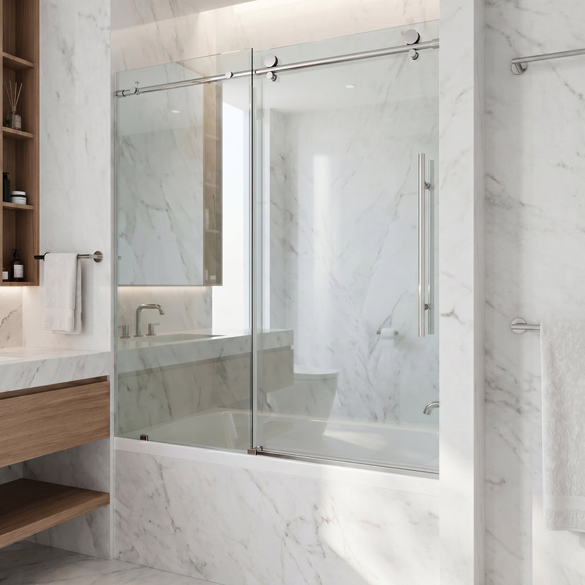 Elan E-Class Frameless Sliding Tub Door