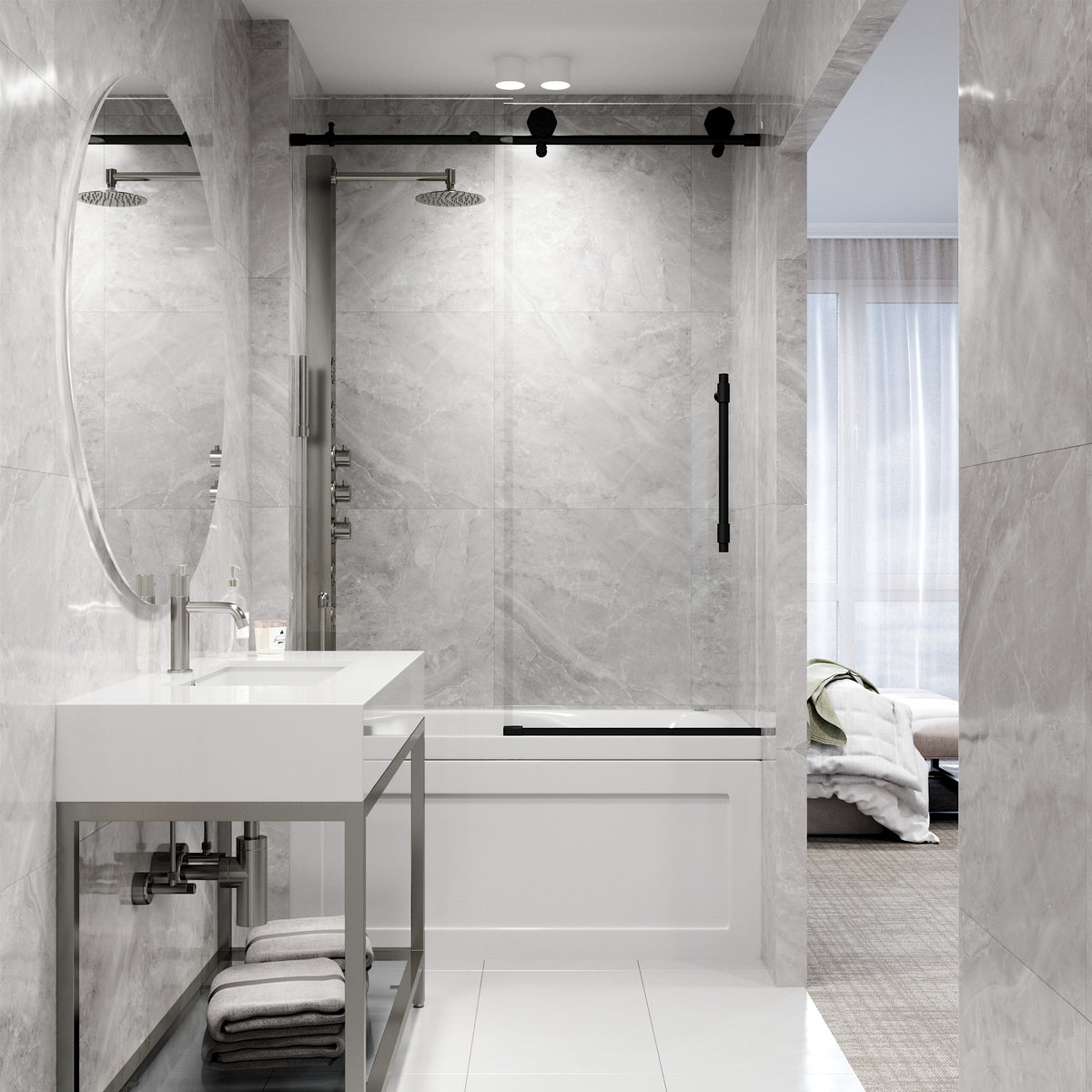 Hart Elan Frameless Sliding Tub Door
