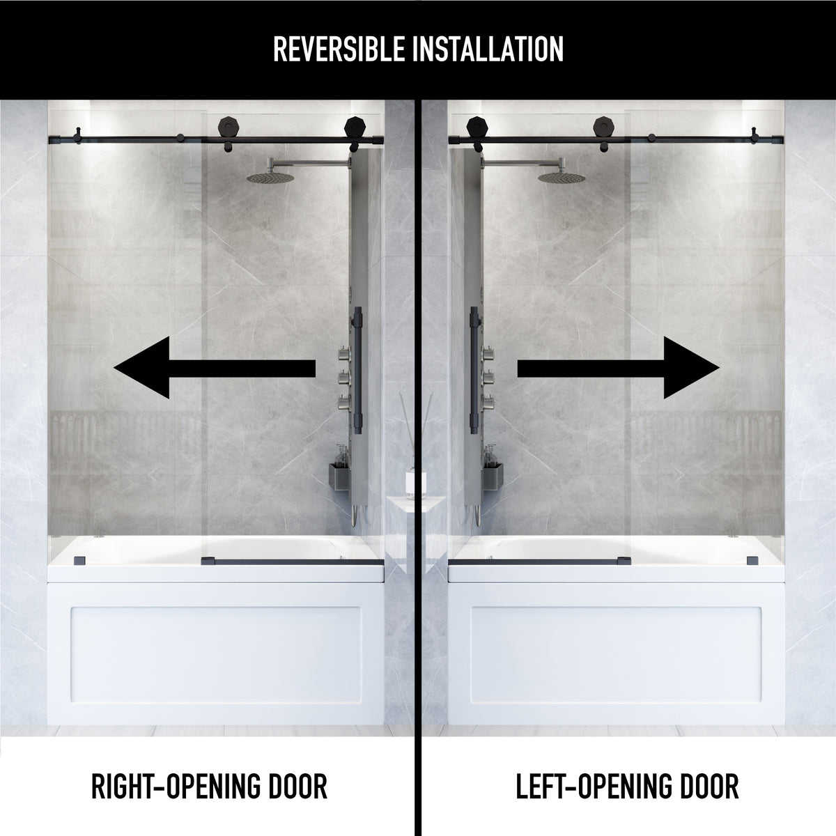 Hart Elan Frameless Sliding Tub Door