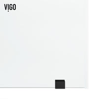 Elan Hart 56 to 60 in. W x 76 in. H Frameless Sliding Shower Door and Elan 24 in. Linear Shower Drain in Matte Black
