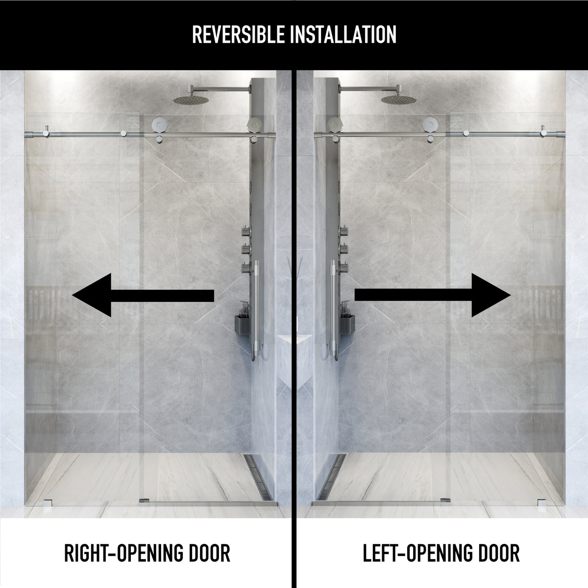 Hart Elan Frameless Sliding Shower Door
