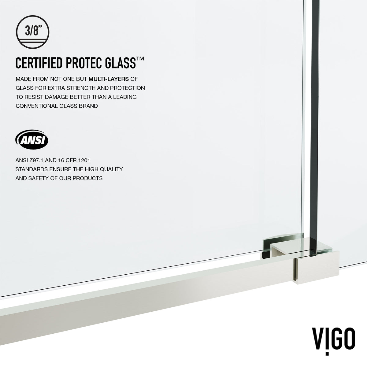 Hart Elan Frameless Sliding Shower Door