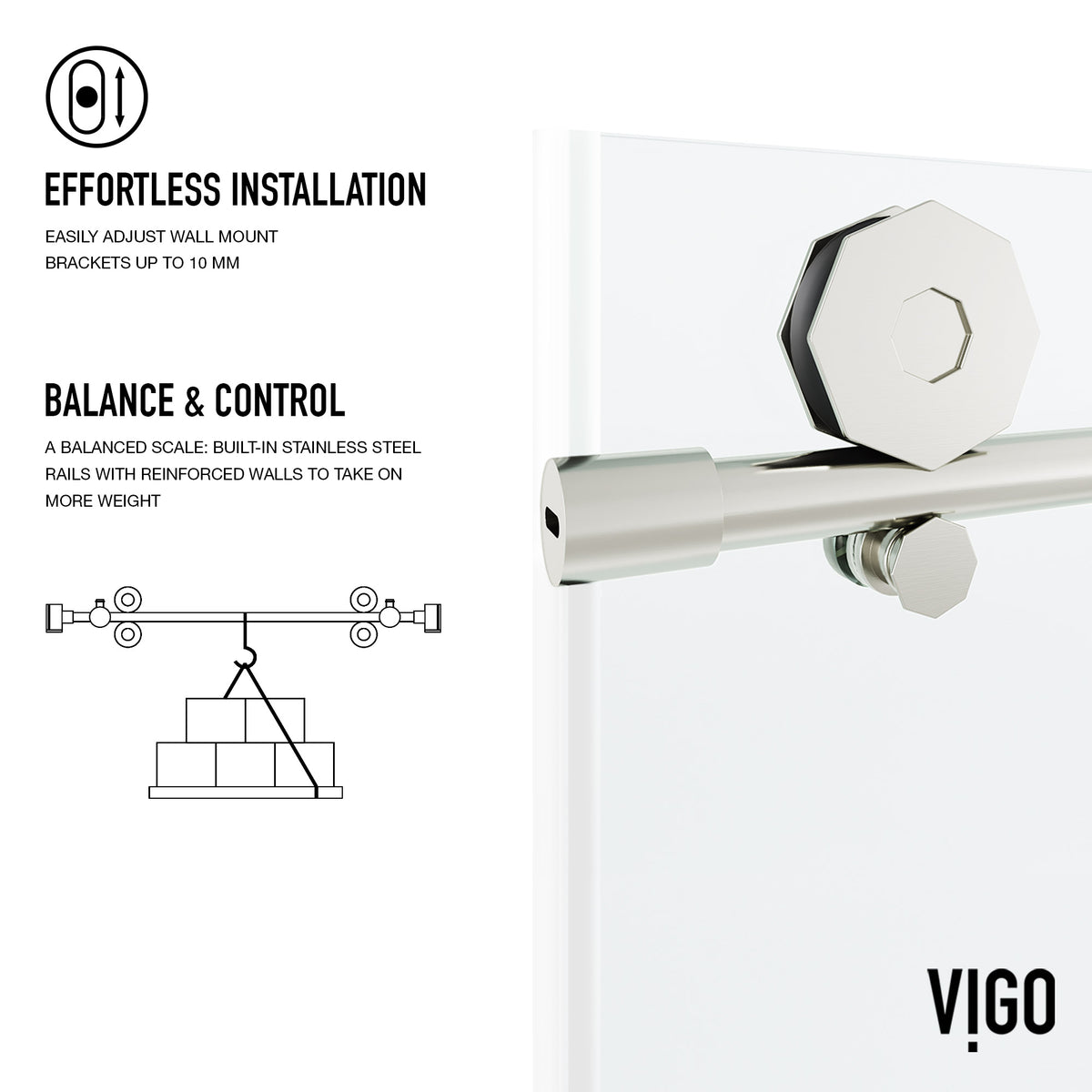 Hart Elan Frameless Sliding Shower Door