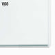 Chrome finish frameless shower door, reversible door installation, clear glass, modern style