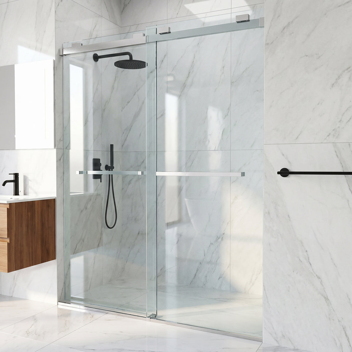 Houston Frameless Sliding Shower Door