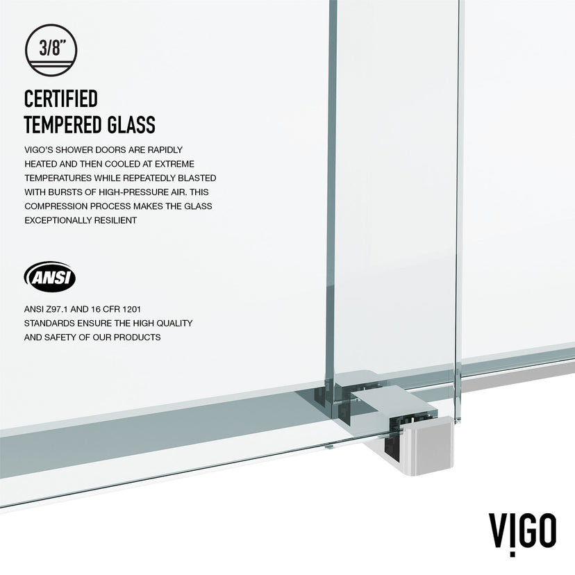 Houston Frameless Sliding Shower Door