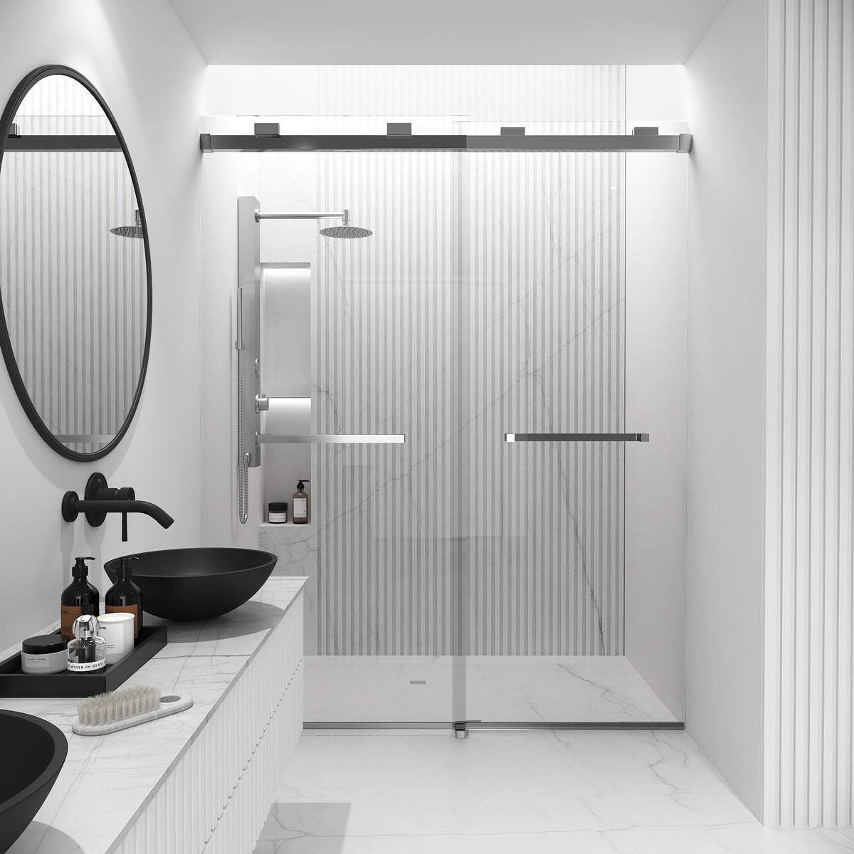 Houston Frameless Sliding Shower Door