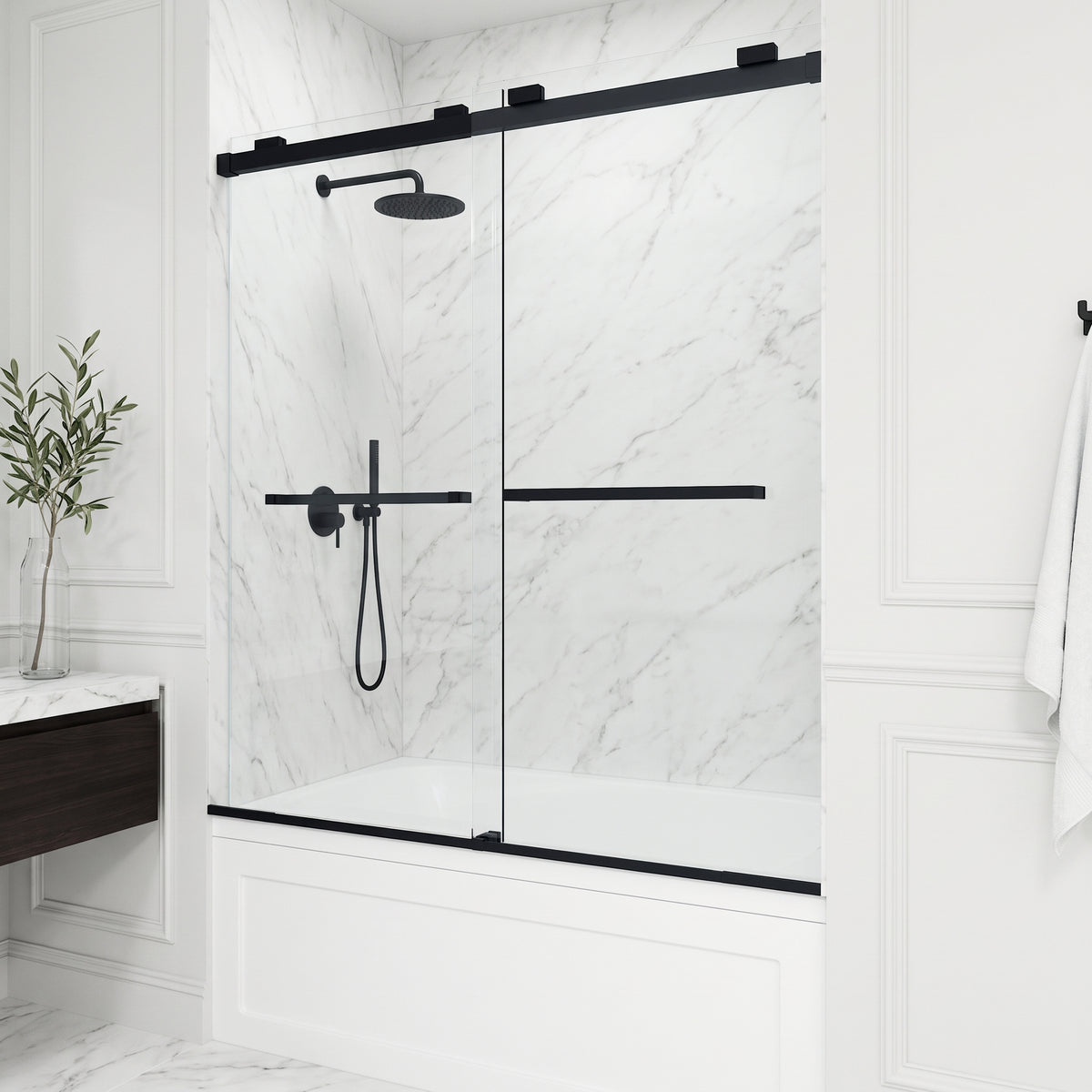 Houston VMotion™ Frameless Sliding Tub Door