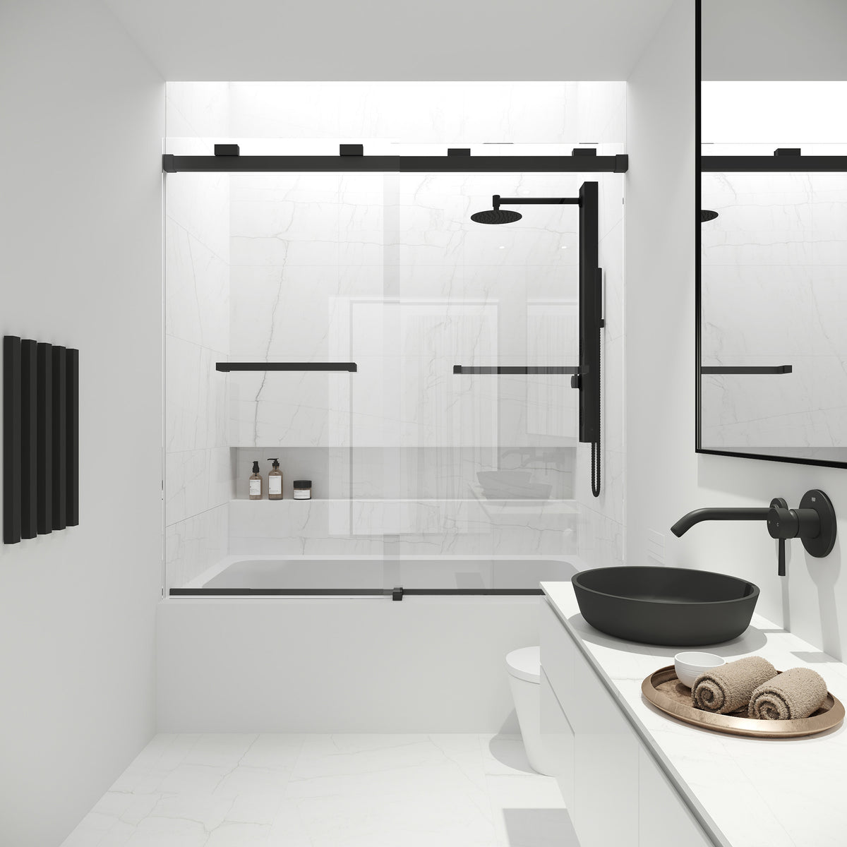 Houston VMotion™ Frameless Sliding Tub Door