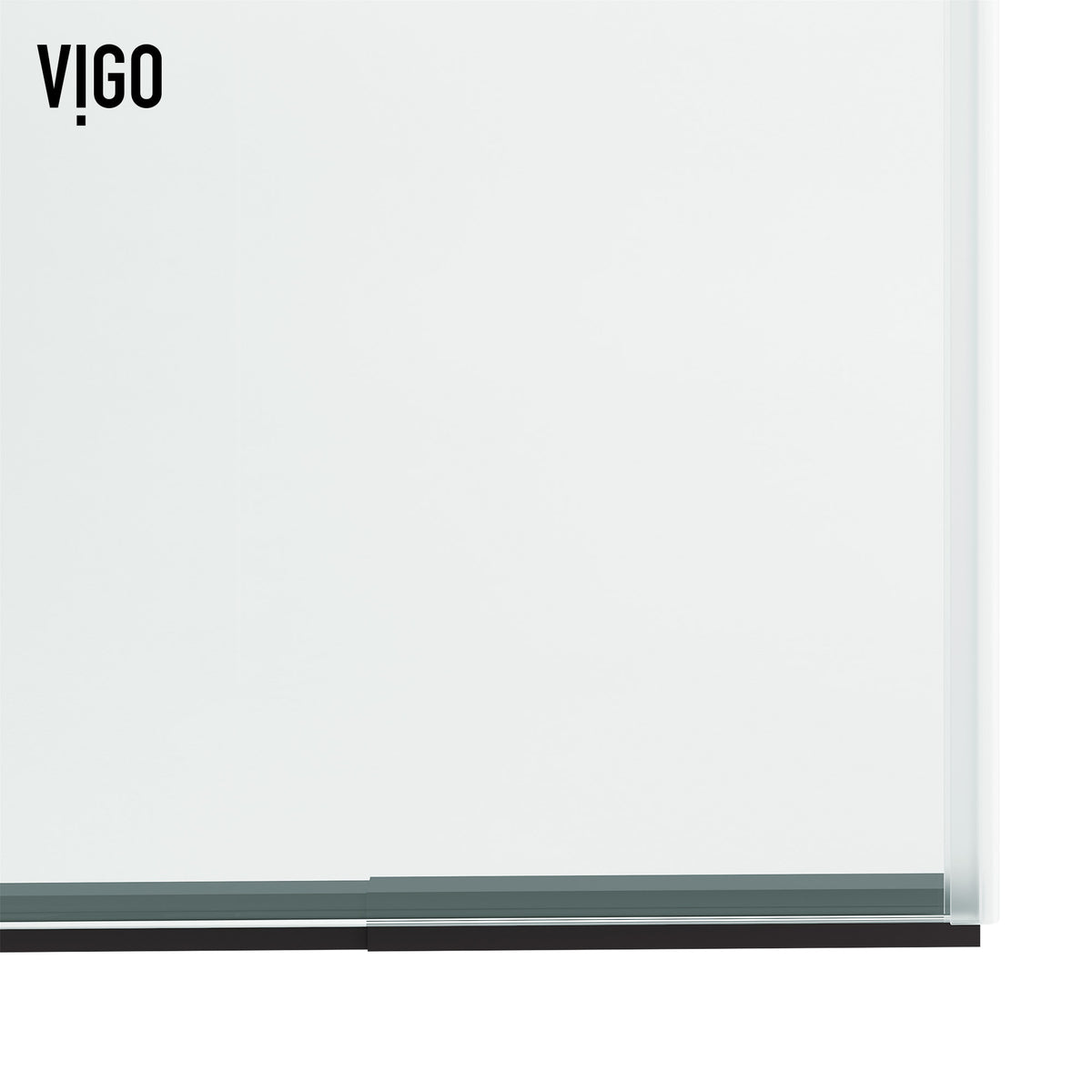Houston 56-60 in. W x 66 in. H Frameless Sliding Tub Door in Matte Black with 3/8 in. (10mm) Clear Glass and Satro 3-Piece Bath Hardware Set