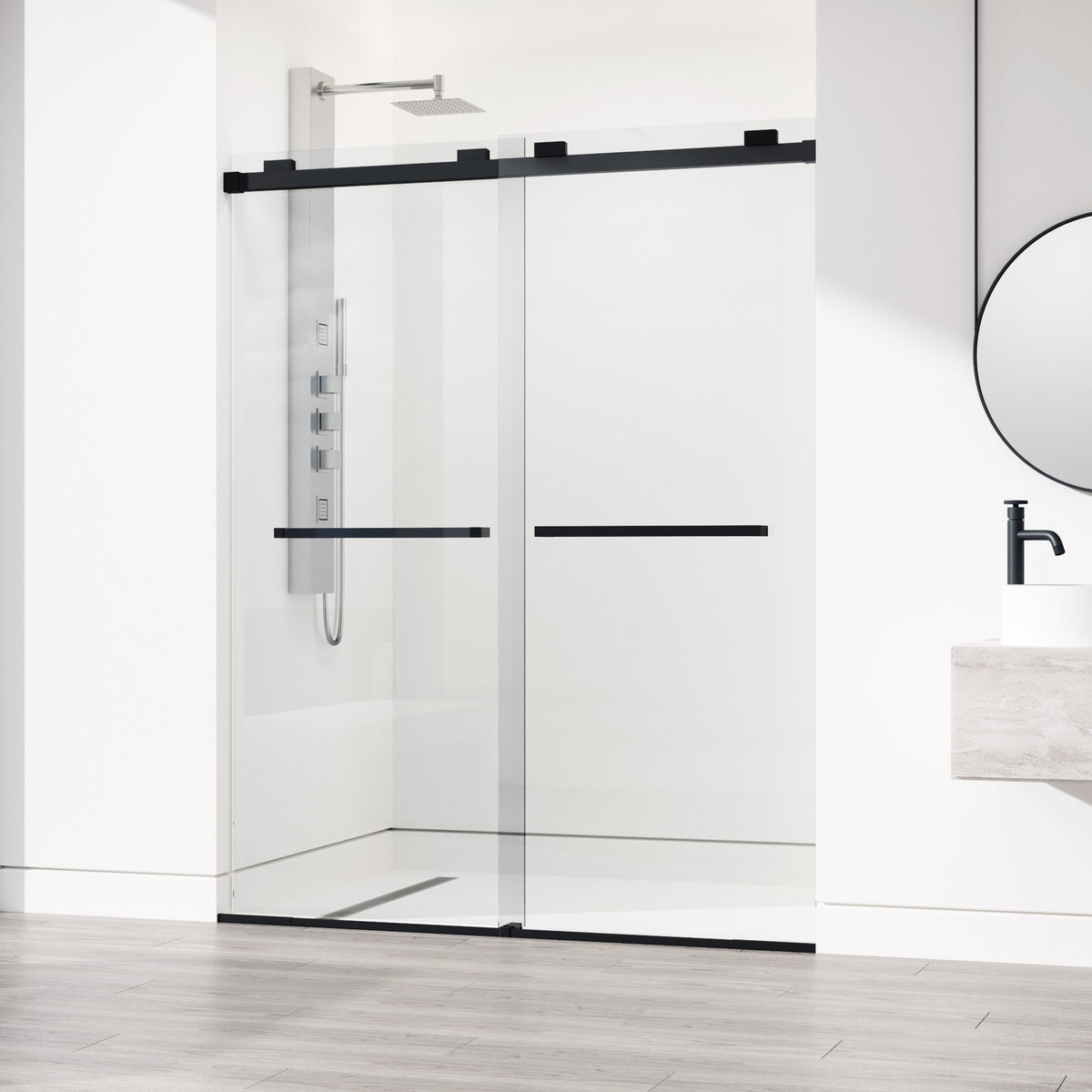 Houston Frameless Sliding Shower Door