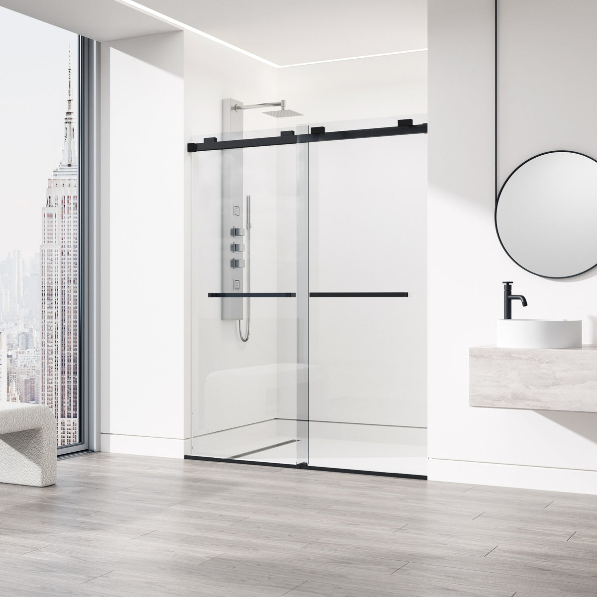 Houston Frameless Sliding Shower Door