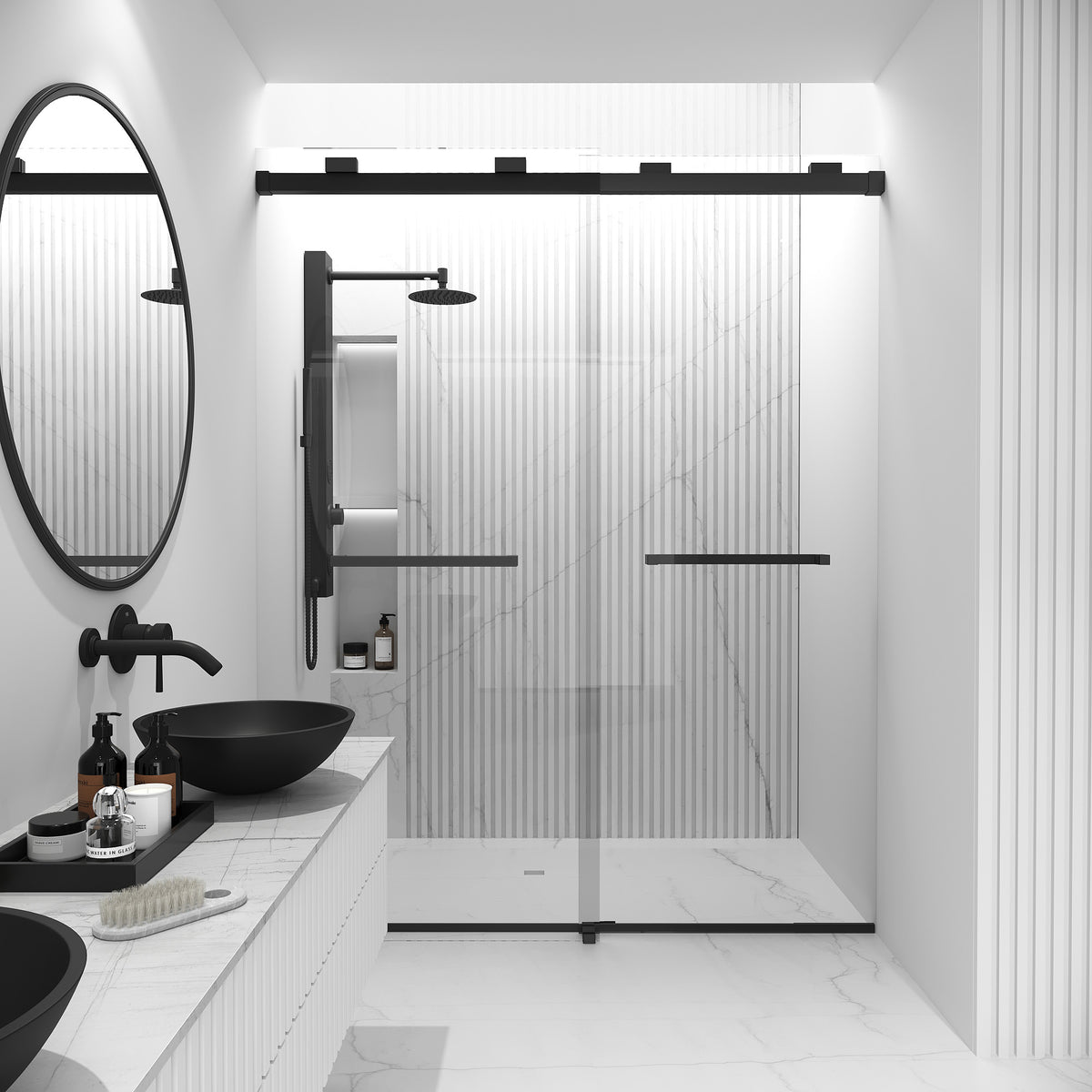 Houston Frameless Sliding Shower Door